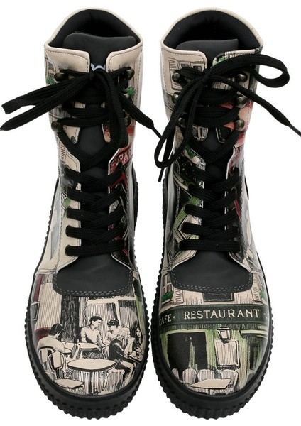 Kadın Vegan Deri Siyah Uzun Bot - La Vie Parisienne Tasarım fiyatları