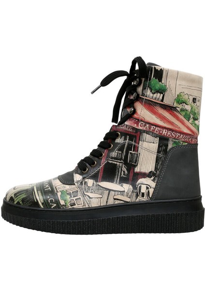 Kadın Vegan Deri Siyah Uzun Bot - La Vie Parisienne Tasarım modelleri