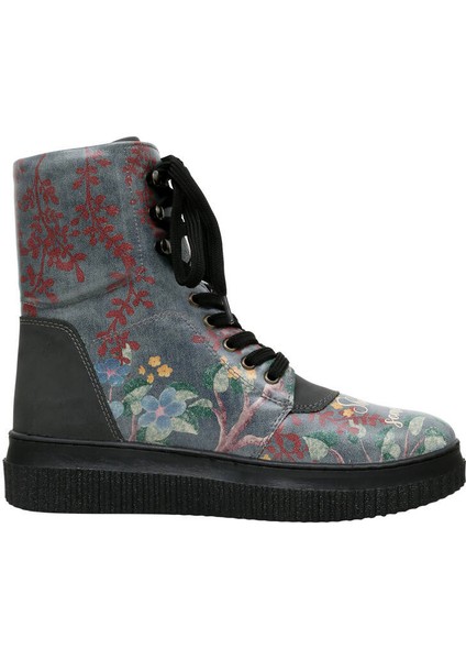 Kadın Vegan Deri Siyah Uzun Bot - Show me Some Loving Tasarım fırsatları