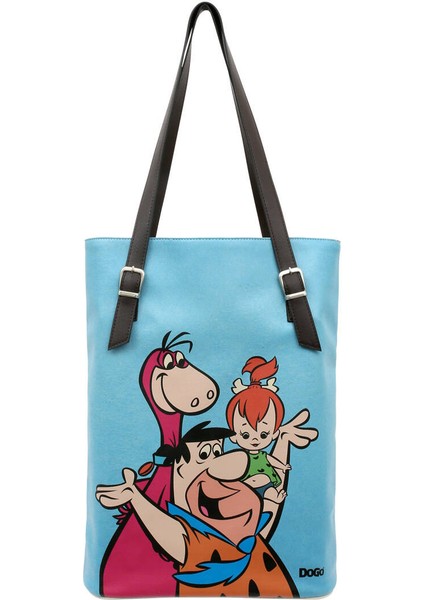 Kadın Vegan Deri Mavi Omuz Çantası - Warner Bros Family Rocks Tasarım modelleri