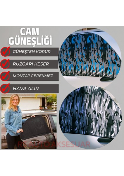 2 Adet Siyah Otomobil Yan Cam Perdesi, Araç Arka Güneşlik,perde,arka Koltuk Bebek Emzirme Örtüsü
