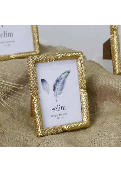 10 x 15 cm Zena Çerçeve Altın modelleri