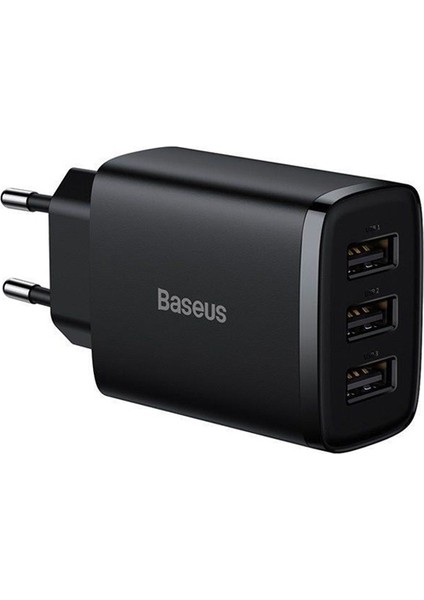 Kompakt 3 USB Portlu 17W Hızlı Şarj Başlığı Adaptörü CCXJ020101