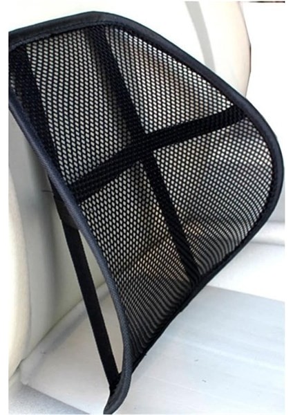 11261 Ortopedik Bel ve Sırt Destek Minderi / Terletmeyen File Koltuk Minderi Araç Bel Sırt Desteği fiyatları