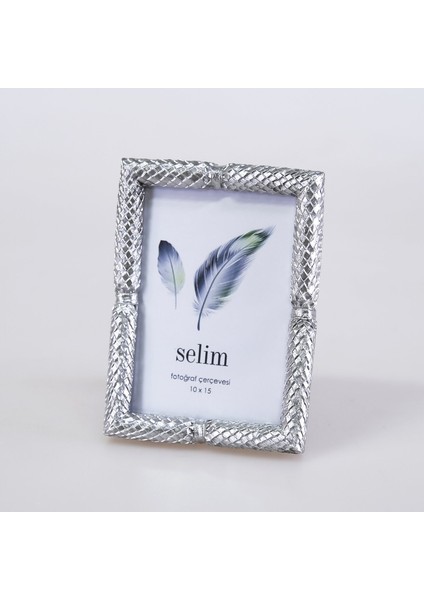 10 x 15 cm Zena Çerçeve Gümüş