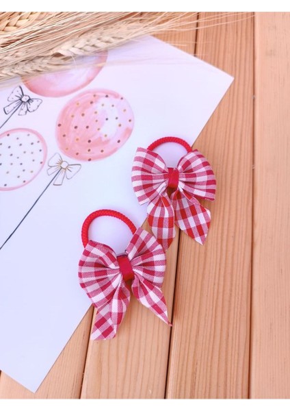 Kırmızı Desenli Bağlama Tokası