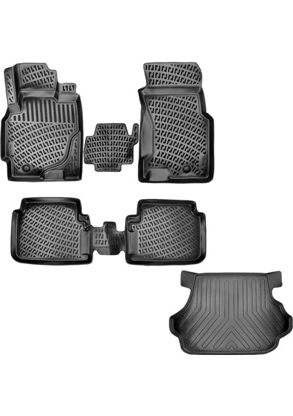 Honda Crv 3D Paspas + Bagaj Havuzu 1995 - 2001 Arası