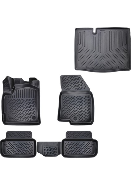 Stepway Comfort 3D Paspas + Bagaj Havuzu 2021 Sonrası