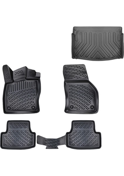 Golf 8 Manuel 3D Paspas + Alt Bagaj Havuzu 2021 Sonrası