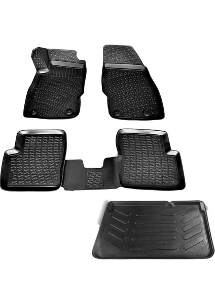 Corsa E 3D Havuzlu Paspas + Bagaj Havuzu 2015-2020 Arası