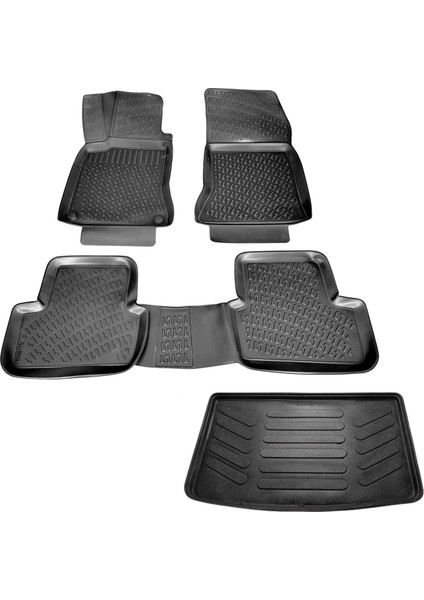 Mercedes W176 3D Havuzlu Paspas+Bagaj Havuzu 2012 Sonrası