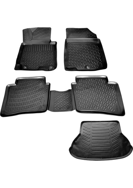 Elantra 3D Havuzlu Paspas+Bagaj Havuzu 2011-2015 Arası