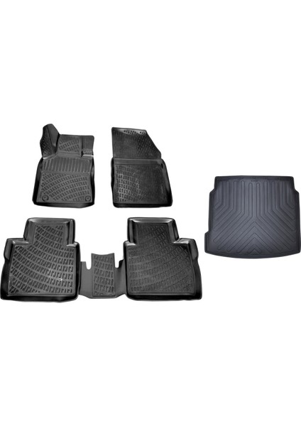 Peugeot 508 3D Havuzlu Paspas+Bagaj Havuzu 2019 Sonrası