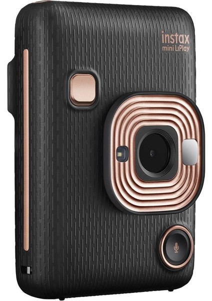 Fujıfılm - Instax Mini Siyah Lıplay Stone Fotoğraf Makinesi