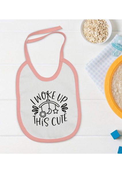 Kids Pembe Bebek Mama Önlüğü - Model 5