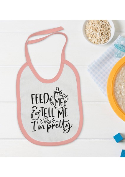 Kids Pembe Bebek Mama Önlüğü - Model 3