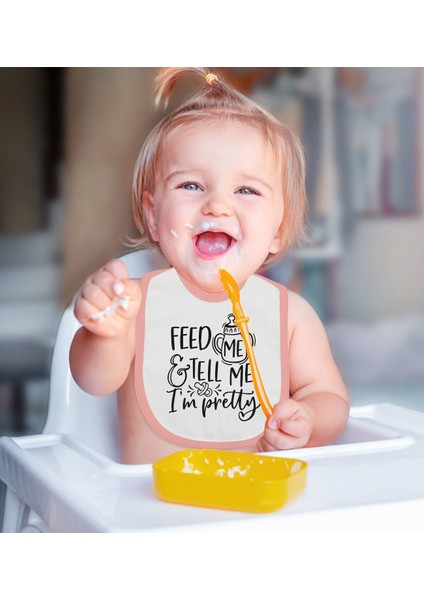 Kids Pembe Bebek Mama Önlüğü - Model 3 fiyatları