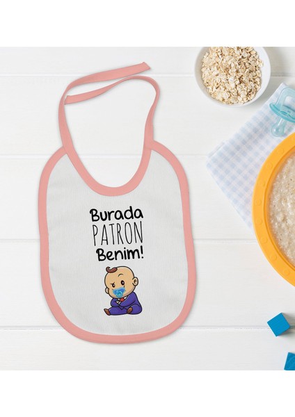 Kids Pembe Bebek Mama Önlüğü - Model 72