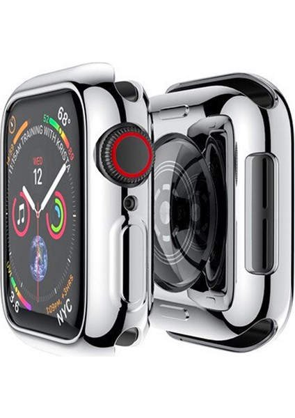 Apple Watch 7 41MM 360 Koruma Ultra Slim Silikon Kılıf