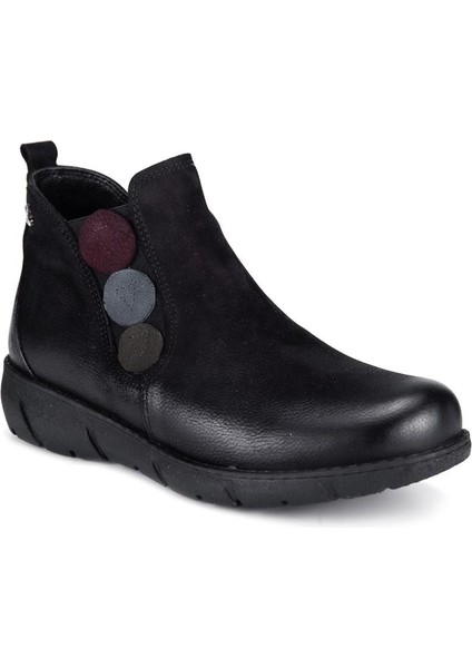 1953755K Kadın Deri Lastikli Fermuarlı Kısa Bot fiyatları