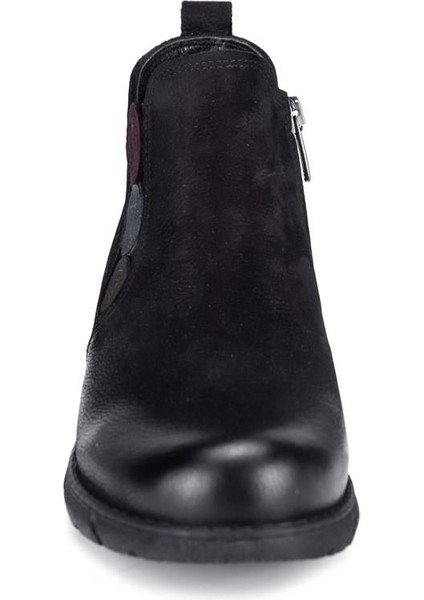 1953755K Kadın Deri Lastikli Fermuarlı Kısa Bot modelleri