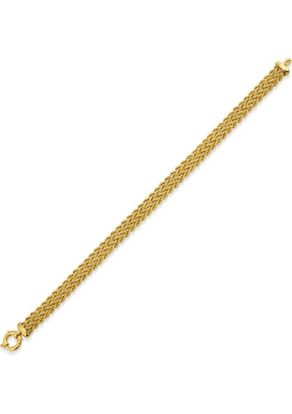 14 Ayar Altın 4'lü Halat Zincir Bileklik