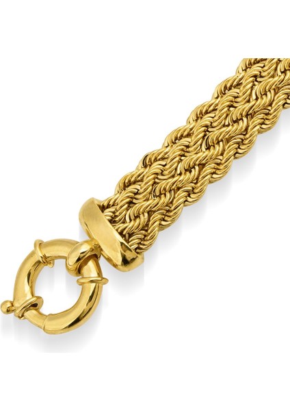 14 Ayar Altın 4'lü Halat Zincir Bileklik fiyatları