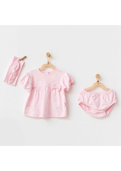 AC21799 Milly Ballet 3'lü Bebek Takım Pink