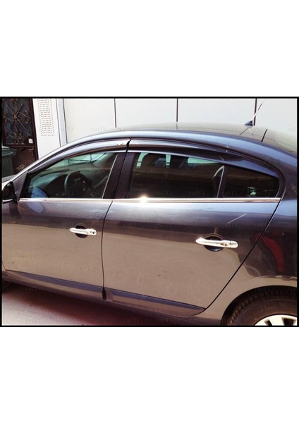 Renault Fluence Krom Cam Çıtası 4 Prç. 2010 Ve Üzeri P. Çelik