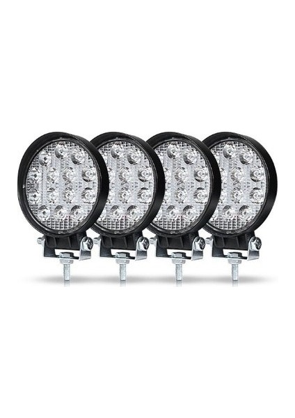 Off Road Arazi Aracı Ledli Aydınlatma 12V 4 Adet Yüksek Aydınlatma