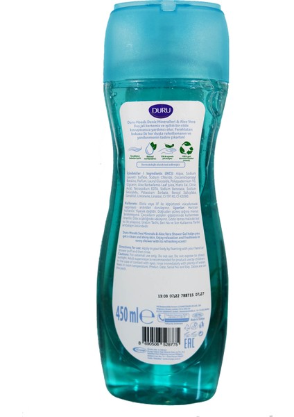 Moods Duş Jeli Deniz Min.& Aloe Vera 450 ml Std