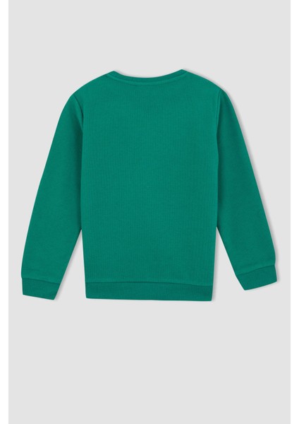 Erkek Çocuk Okula Dönüş Bisiklet Yaka Sweatshirt L0311A622AU