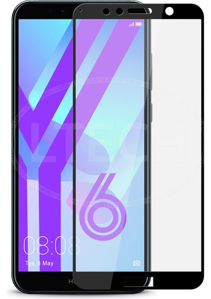 Huawei Y6 2018 Ekran Koruyucu 9d Tam Kaplayan Kavisli