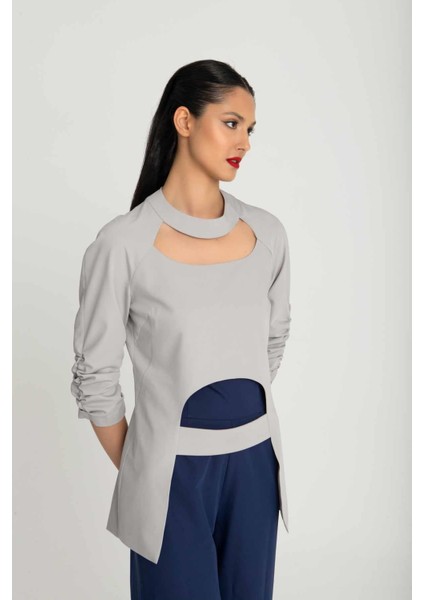 Özel Tasarım Ön ve Arka Detaylı Astarlı Bolero Ceket STYLO02B fırsatları