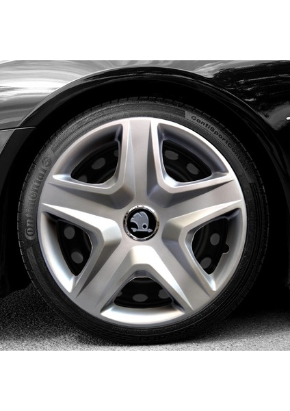 Kırılmaz Skoda 15'' Inç Jant Kapağı 4 Adet 1 Takım 2010