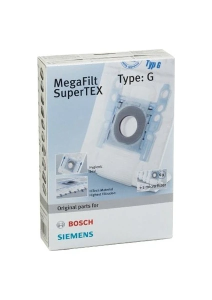 Siemens Type-G Süpürge Toz Torbası + 1 Ad.filtre