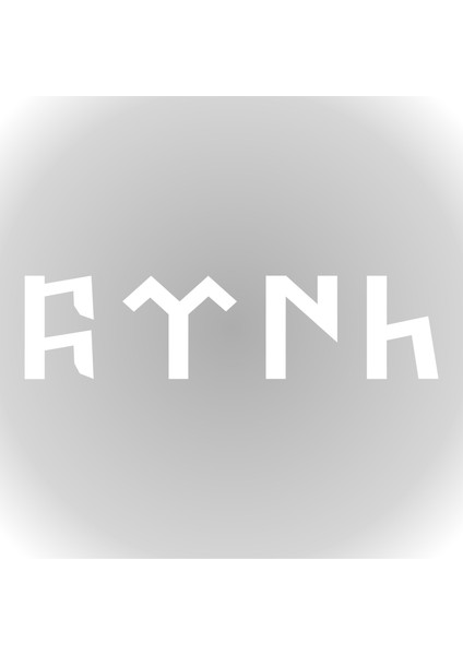 Göktürkçe Türk Sticker Araba Sticker Oto Cam Sticker