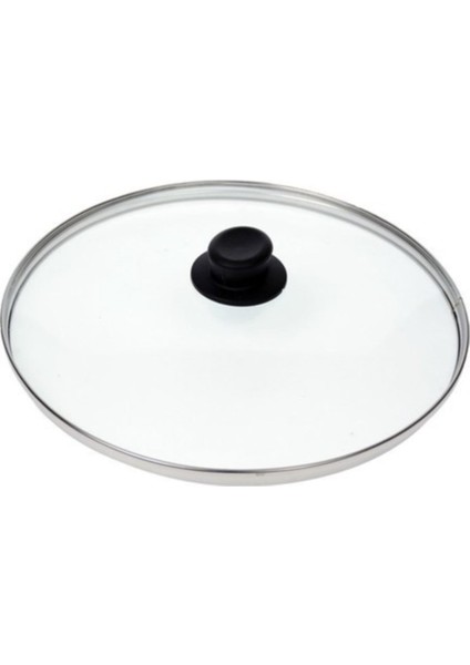Doğuş Cam Kapak Tencere Tava Kapağı 24 cm Cam Kapak 24 cm