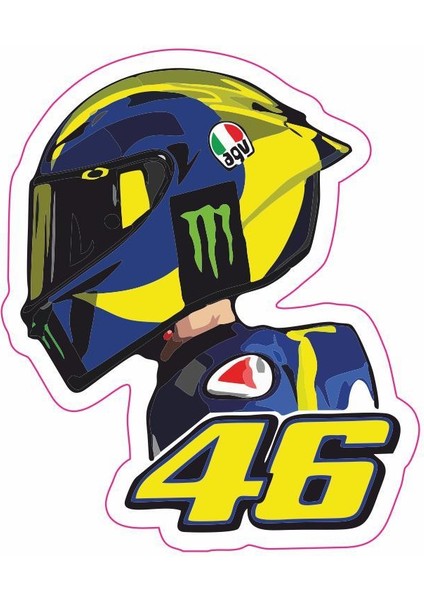 75 X 90 Mm Sticker 10Lu