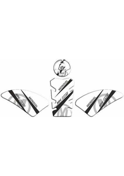 MONDİAL Mondial Mh Drift L 125 2019 - 2024 Uyumlu Tank Pad 007