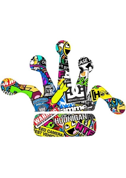 100 x 70 mm Sticker 10'lu