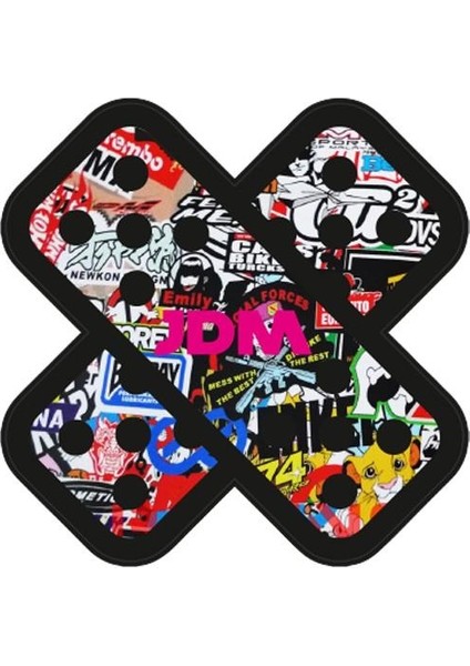 75 X 75 Mm Sticker 10Lu