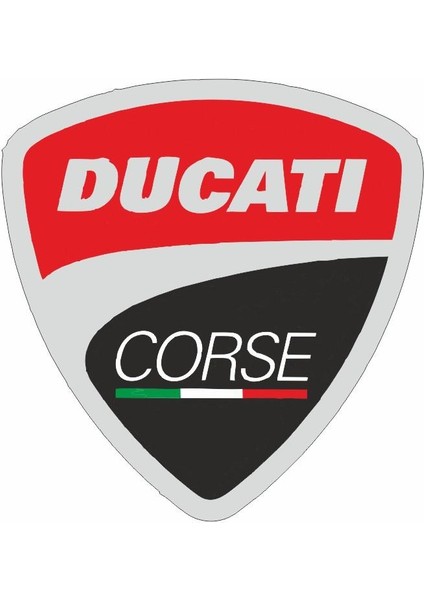 Ducatı Corse Uyumlu Logo Damla Stıcker