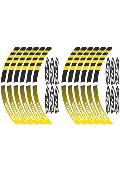 Reflektör Sarı Dio Jant Şeridi