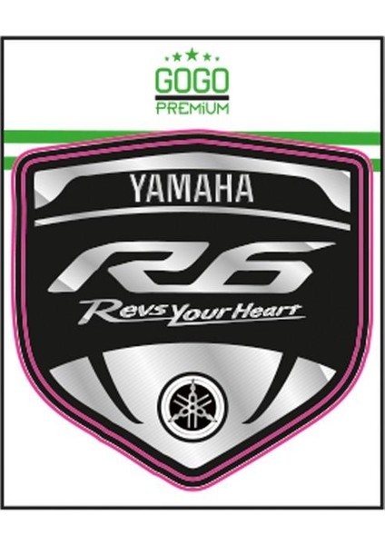 HONDA Honda Yamaha R6 Uyumlu Sıperlık Damla Stıcker