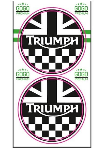 Trıumph Yuvarlak Damla Stıcker