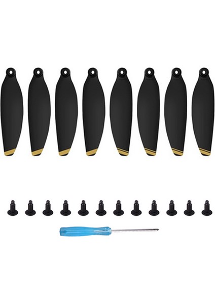 8 Adet 4726 Djı Mini 2 Drone Için Pervane Hafif Ağırlıklı Pervaneler Kanat Yedek Parçaları Mavic Mini 2 B Için (Yurt Dışından)