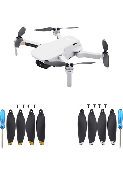 8 Adet 4726 Djı Mini 2 Drone Için Pervane Hafif Ağırlıklı Pervaneler Kanat Yedek Parçaları Mavic Mini 2 B Için (Yurt Dışından) modelleri