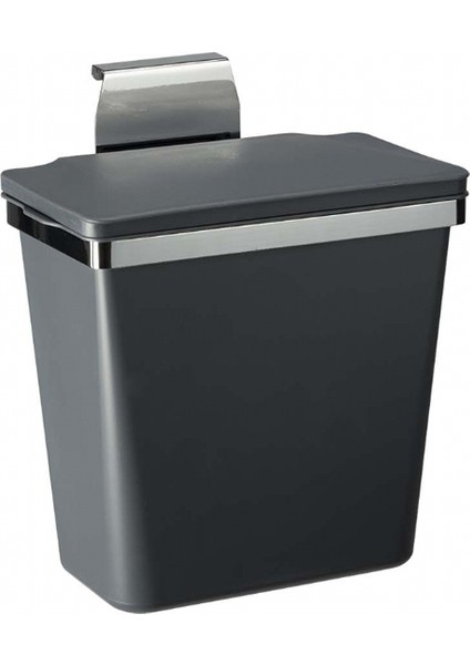 Çok Amaçlı Çöp Kovası Manuel 11 Lt Antrasit