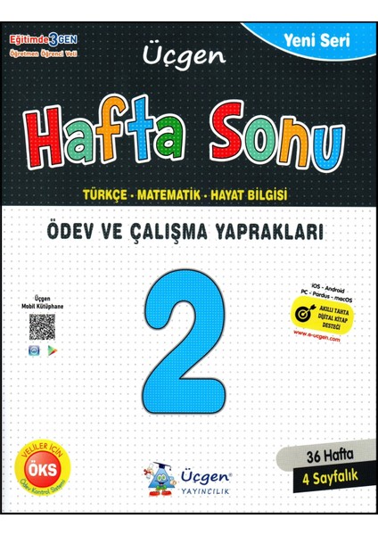 2. Sınıf Hafta Sonu Ödev ve Çalışma Yaprakları (Türkçe-Matematik-Hayat B.)